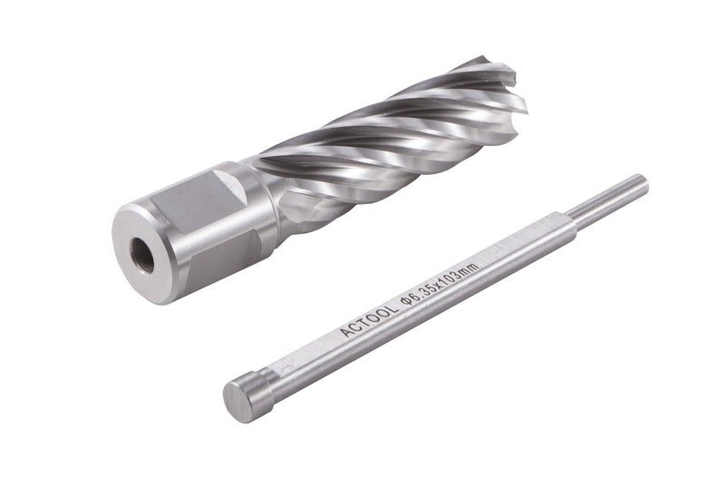 ACTOOL 11/16" Diameter Ã— 2" Depth of Cut HSS ANNULAR Cutter with 3/4'' Weldon Shank - Image 4